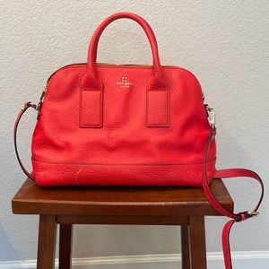 Red Kate Spade purse.